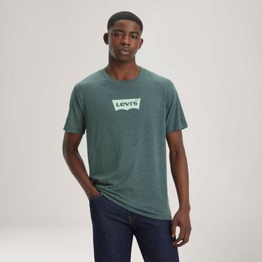 Camiseta Levi's® Graphic Crewneck Verde Manga Curta