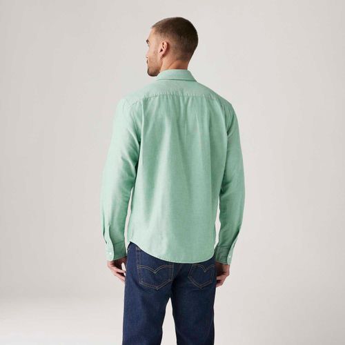 Camisa Levi's® Classic Standard Verde Manga Longa