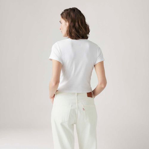 Camiseta Levi's® Essential Sporty Branca Manga Curta