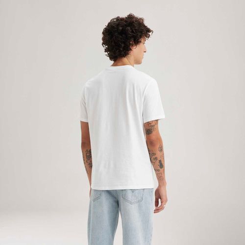 Camiseta Levi's® Graphic Crewneck Branca Manga Curta