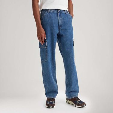 Calça Jeans Levi's® 568® Stay Loose Cargo Lavagem Média