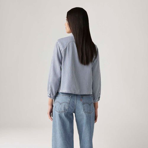 Camisa Levi's® Tyla Azul Manga Longa