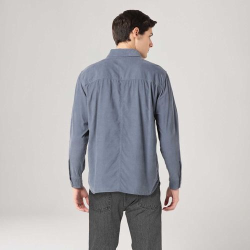 Camisa Levi's® Auburn Worker Azul Manga Longa