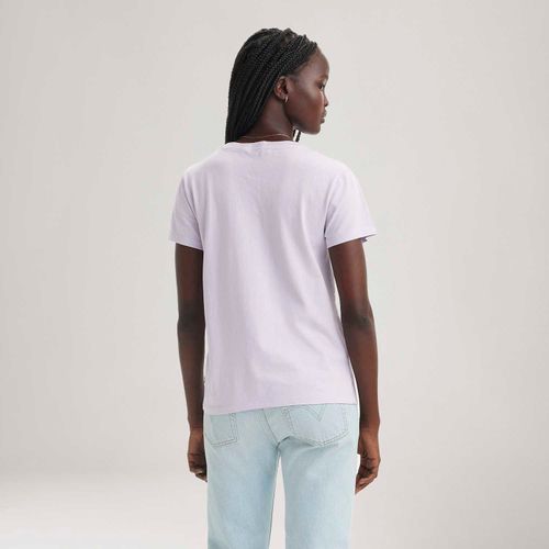 Camiseta Levi's® The Perfect Roxo Manga Curta
