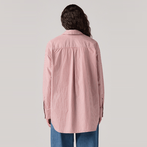 Camisa Levi's® Pieced Lola Vermelha Manga Longa