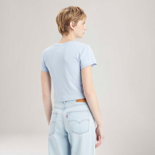 Camiseta Levi's® GR Essential Sporty Azul Manga Curta