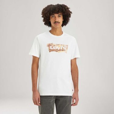 Camiseta Levi's® Graphic Crewneck Branca Manga Curta