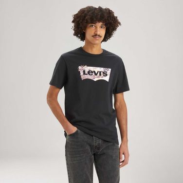 Camiseta Levi's® Graphic Crewneck Preto Manga Curta