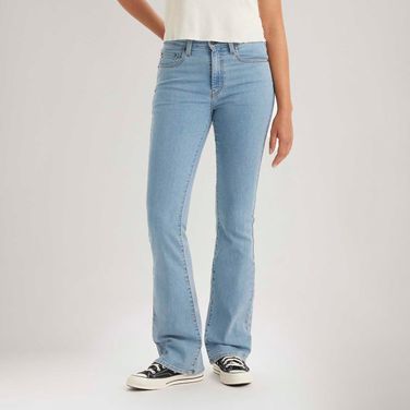 Calça Jeans Levi's® 725 High Rise Bootcut Lavagem Clara