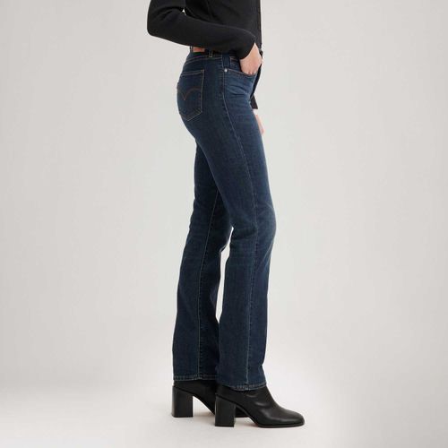 Calça Jeans Levi's® 314 Shaping Straight Lavagem Escura