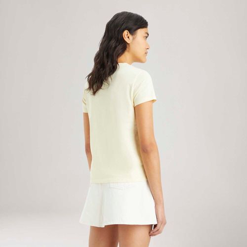 Camiseta Levi's® The Perfect Amarela Manga Curta