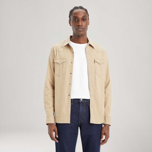 Camisa Levi's® Barstow Western Standard Marrom Manga Longa