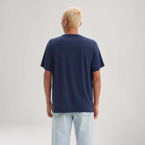 Camiseta Levi's® Relaxed Fit Azul Manga Curta