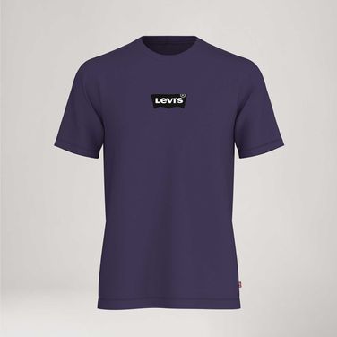Camiseta Levi's® Graphic Crewneck Roxa Manga Curta