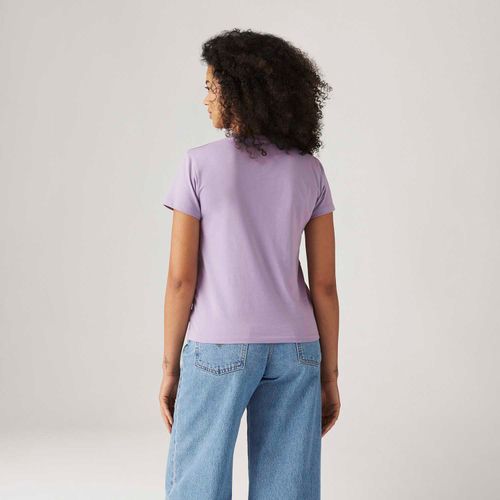 Camiseta Levi's® The Perfect Roxo Manga Curta