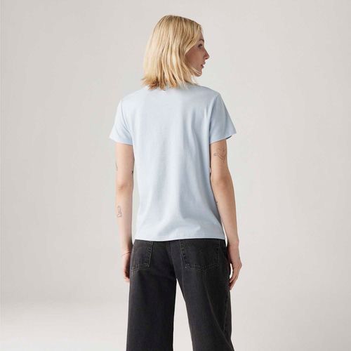 Camiseta Levi's® The Perfect Azul Manga Curta