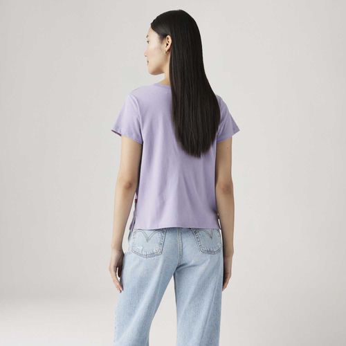 Camiseta Levi's® Graphic Boxy Roxo Manga Curta