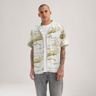 Camisa Levi's® The Sunset Camp Estampada Manga Curta