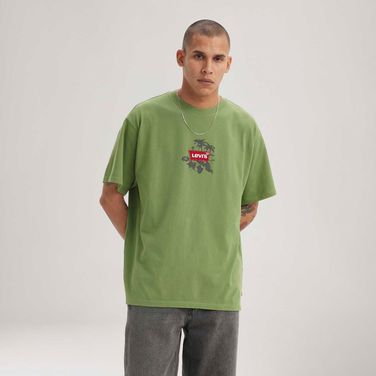 Camiseta Levi's® Vintage Fit Graphic Verde Manga Curta