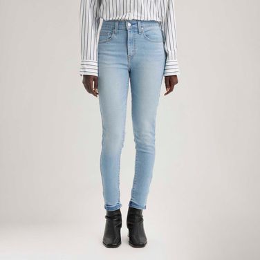 Calça Jeans Levi's® 721 High Rise Skinny Lavagem Clara