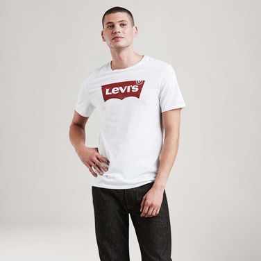 Camiseta Levi's® Graphic Set-In Neck Branca Manga Curta