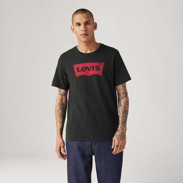 Camiseta Levi's® Graphic Set-In Neck Preta Manga Curta