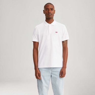 Camisa Polo Levi's® Housemark Branca Manga Curta