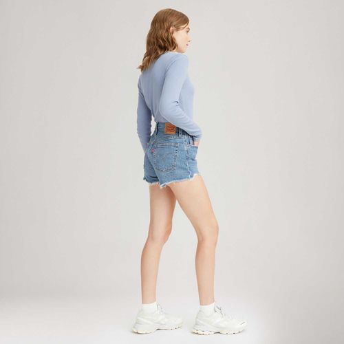 Short Jeans Levi's® 501 Original Lavagem Média