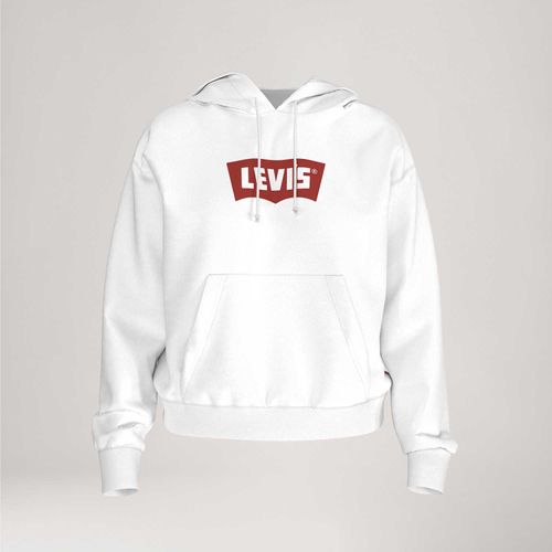 Moletom Levi's® Graphic Heritage Hoodie Branco com Capuz