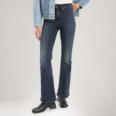 Calça Jeans Levi's® 726 High Rise Flare Lavagem Escura