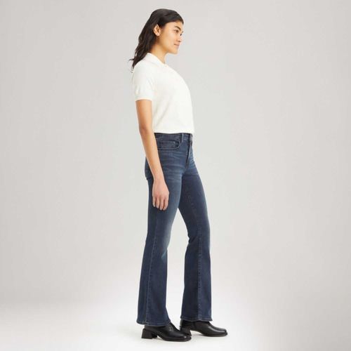 Calça Jeans Levi's® 726 High Rise Flare Lavagem Escura