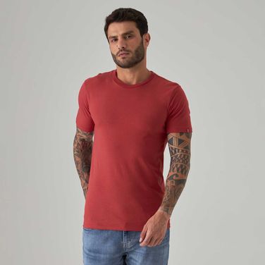 Camiseta Levi's® Slim Tab Vermelha Manga Curta