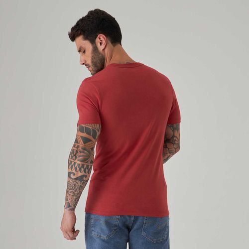 Camiseta Levi's® Slim Tab Vermelha Manga Curta
