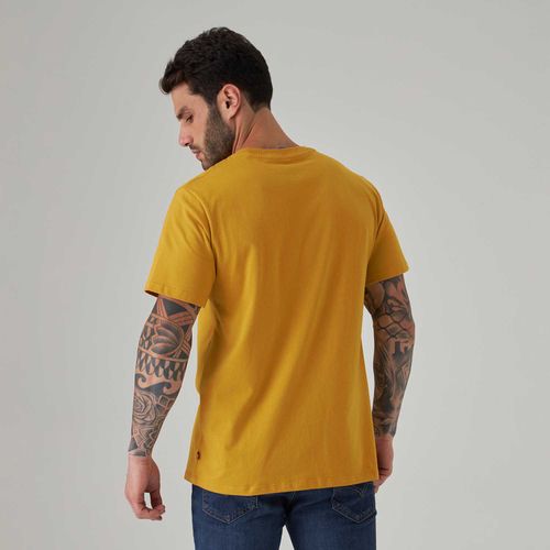 Camiseta Levi's® Graphic Crewneck Amarela Manga Curta