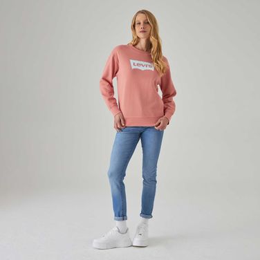 Moletom Levi’s Clássico Graphic Standard Rosa