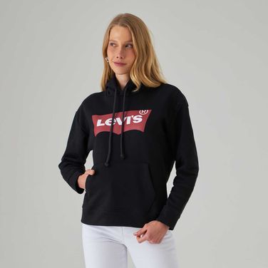 Moletom Levi's® Graphic Standard Hoodie Preta