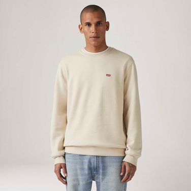 Moletom Levi's® Sweatshirt Bege Manga Longa