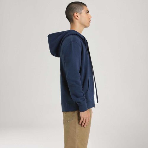 Moletom Levi's® Core Zip Up com Capuz Azul Manga Longa