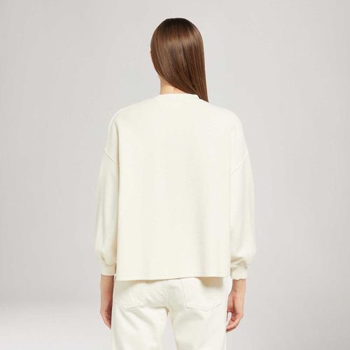 Moletom Levi's® Crew Off Wihite Manga Longa