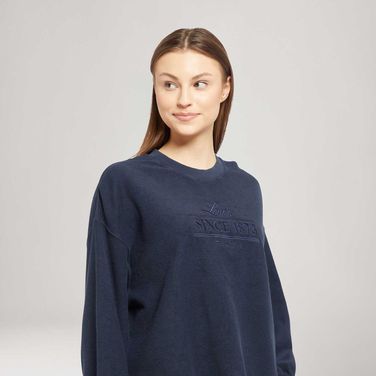 Moletom Levi's® Crew Azul Manga Longa
