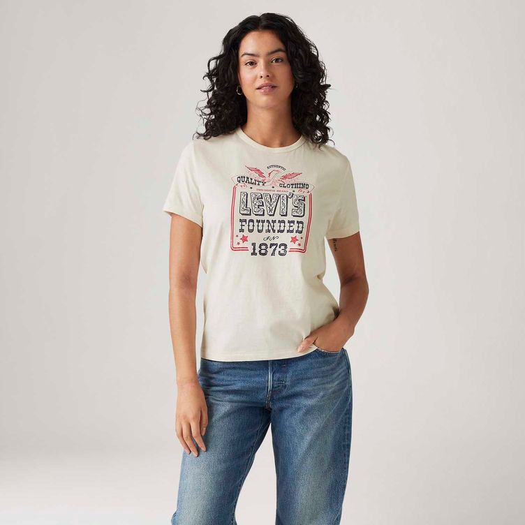 Camiseta Levi's® Sporty Tee Ringer Preta Manga Curta - Levi's® Brasil