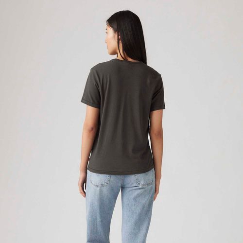 Camiseta Levi's® Iconic Graphic Preta Manga Curta