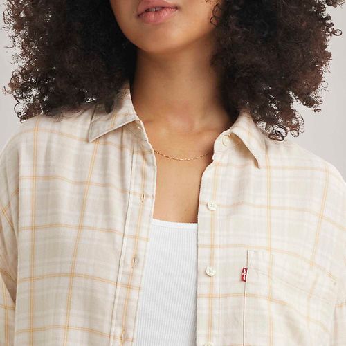 Camisa Levi's® Henri Flannel Bege Manga Longa