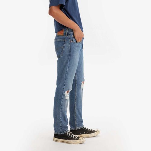 Calça Jeans Levi's® 510 Skinny com Rasgo Lavagem Média