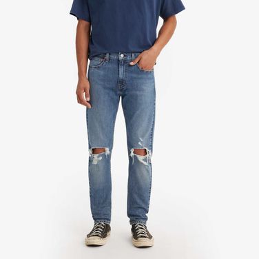Calça Jeans Levi's® 510 Skinny com Rasgo Lavagem Média