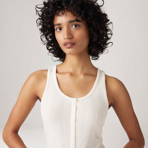 Regata Levi's® Dry Goods Pointelle Tank Off White