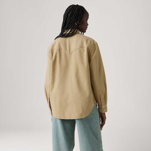 Camisa Jeans Levi's® Teodora Western Bege