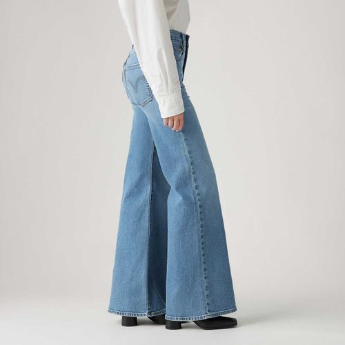 Calça Jeans Levi's® Ribcage Bells Lavagem Clara