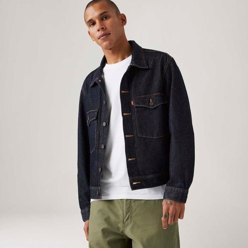 Jaqueta Jeans Levi's® Embarcadero Station Lavagem Escura