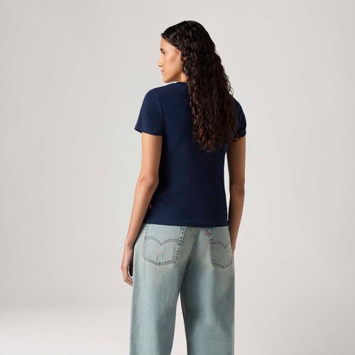 Camiseta Levi's® Essential Azul Manga Curta